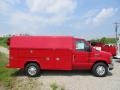 Vermillion Red 2011 Ford E Series Cutaway E350 Commercial Utility Truck Exterior