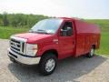 Vermillion Red 2011 Ford E Series Cutaway E350 Commercial Utility Truck Exterior