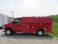 Vermillion Red - E Series Cutaway E350 Commercial Utility Truck Photo No. 8