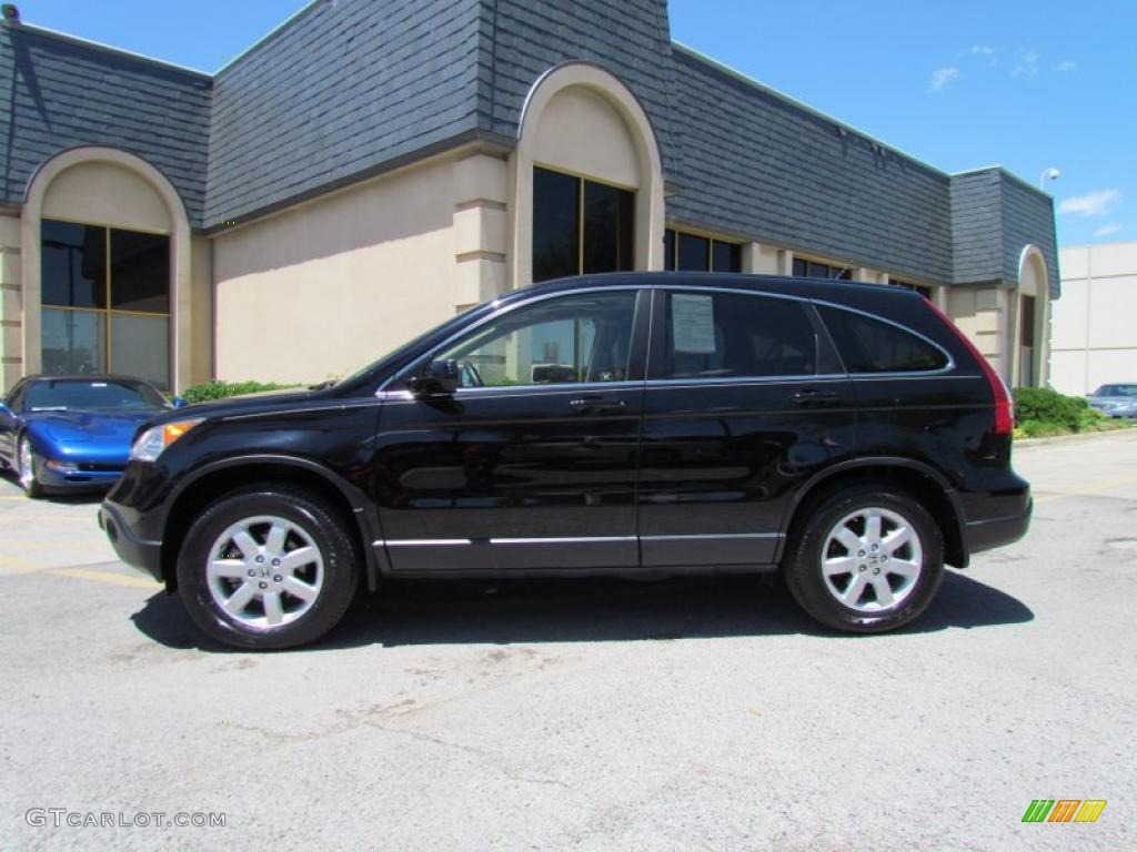 2008 CR-V EX-L - Nighthawk Black Pearl / Black photo #4