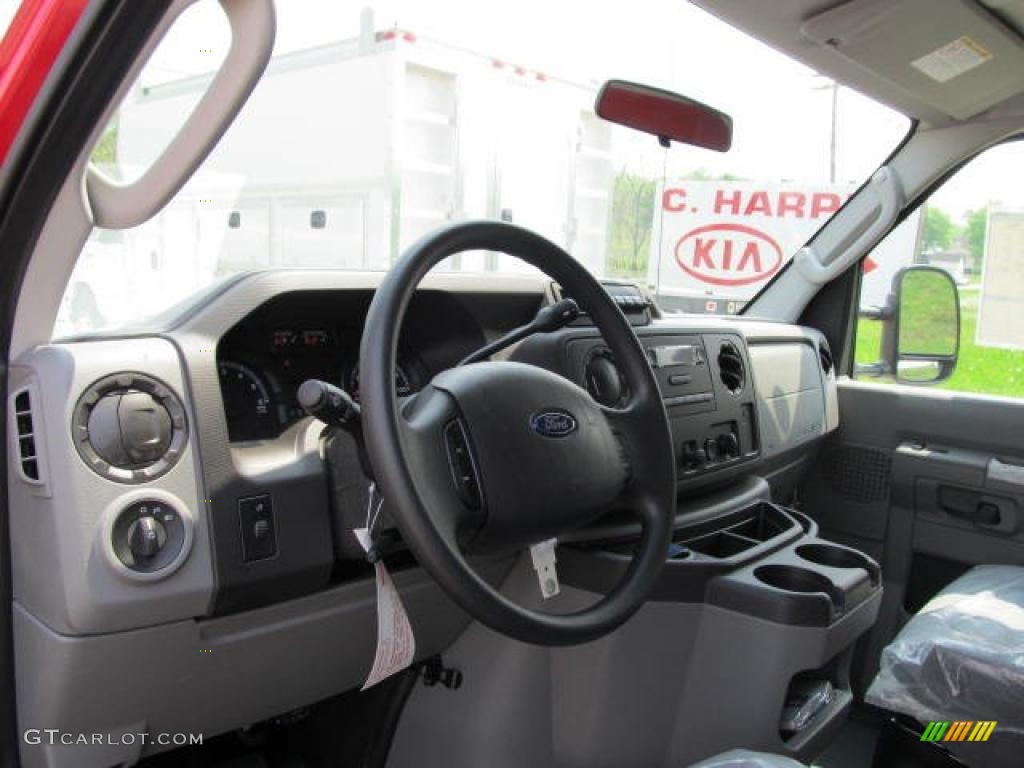 Medium Flint Interior 2011 Ford E Series Cutaway E350 Commercial Utility Truck Photo #49324218