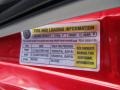 Info Tag of 2011 E Series Cutaway E350 Commercial Utility Truck