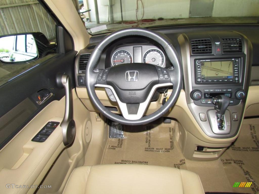 2008 CR-V EX-L - Nighthawk Black Pearl / Black photo #14