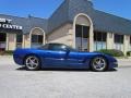 2002 Electron Blue Metallic Chevrolet Corvette Convertible  photo #8