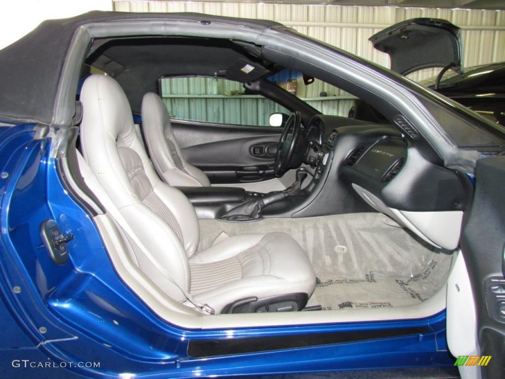 2002 Corvette Convertible - Electron Blue Metallic / Light Gray photo #12