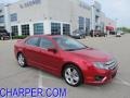 2011 Red Candy Metallic Ford Fusion Sport  photo #1