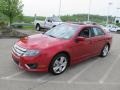 2011 Red Candy Metallic Ford Fusion Sport  photo #6