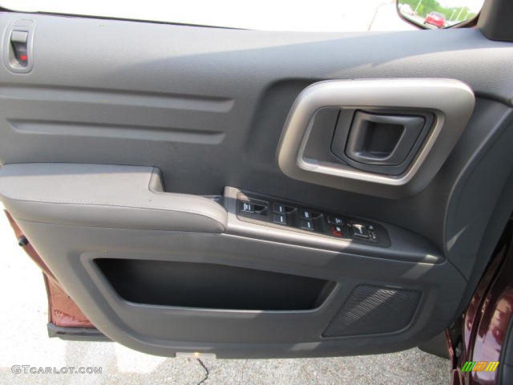 2009 Honda Ridgeline RTL Gray Door Panel Photo #49326072