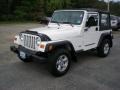 2000 Stone White Jeep Wrangler SE 4x4  photo #1