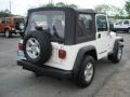 2000 Stone White Jeep Wrangler SE 4x4  photo #5