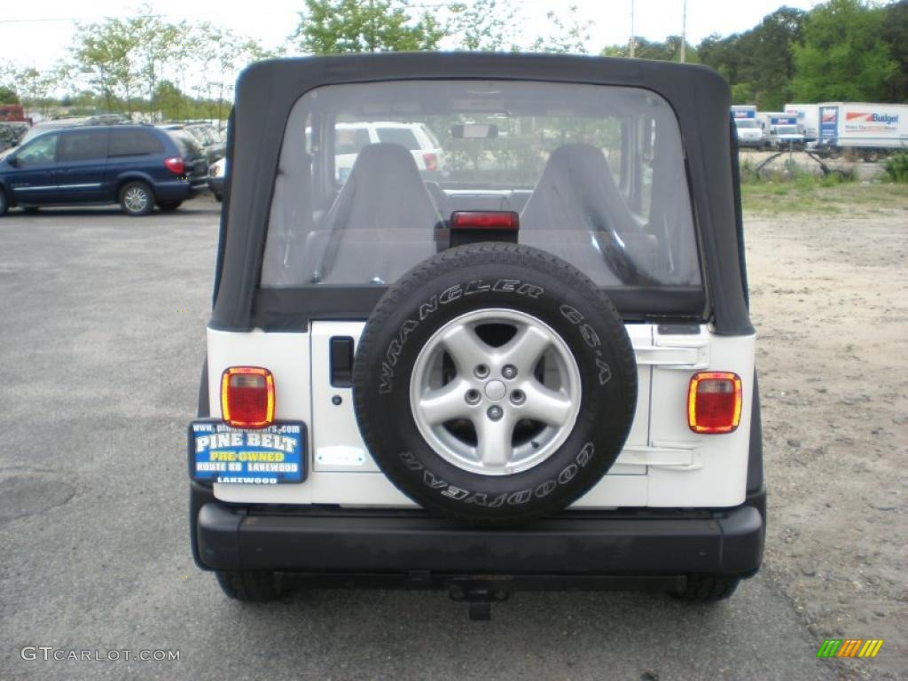 2000 Wrangler SE 4x4 - Stone White / Agate photo #6