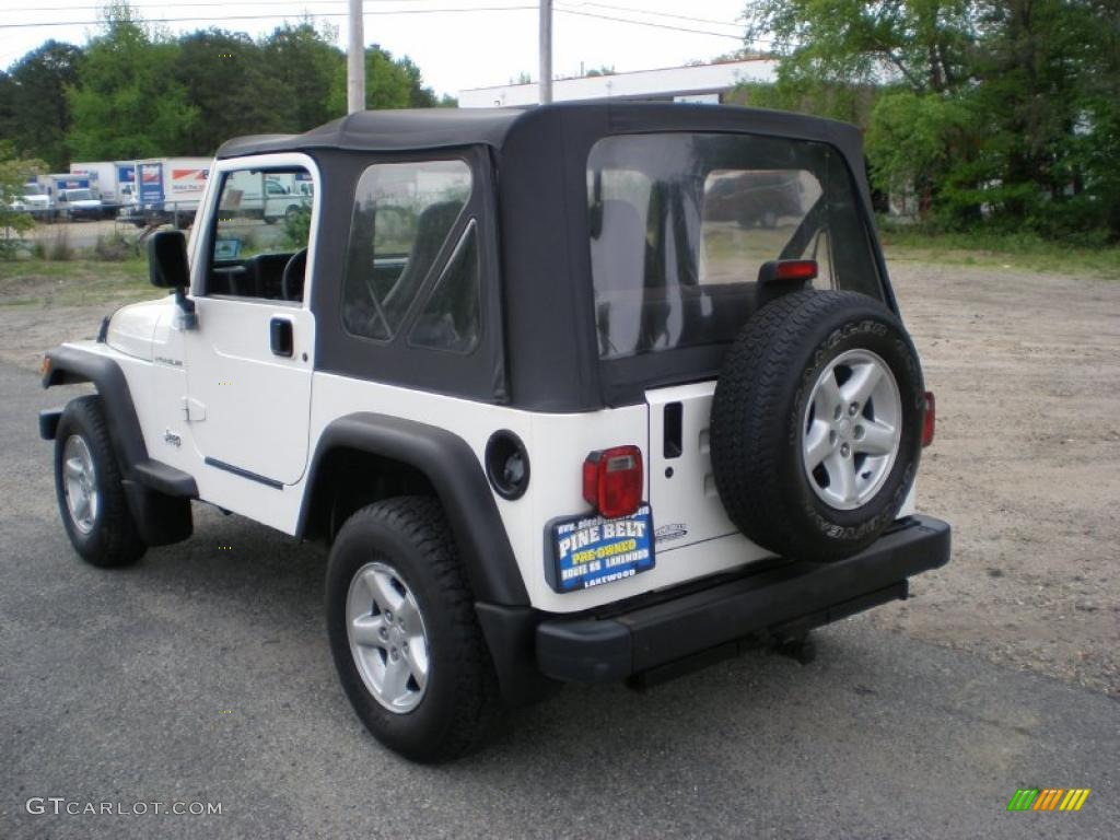 2000 Wrangler SE 4x4 - Stone White / Agate photo #7
