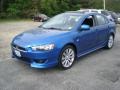 2009 Octane Blue Pearl Mitsubishi Lancer GTS  photo #1