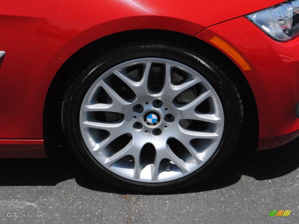 2008 3 Series 328i Coupe - Crimson Red / Beige photo #2