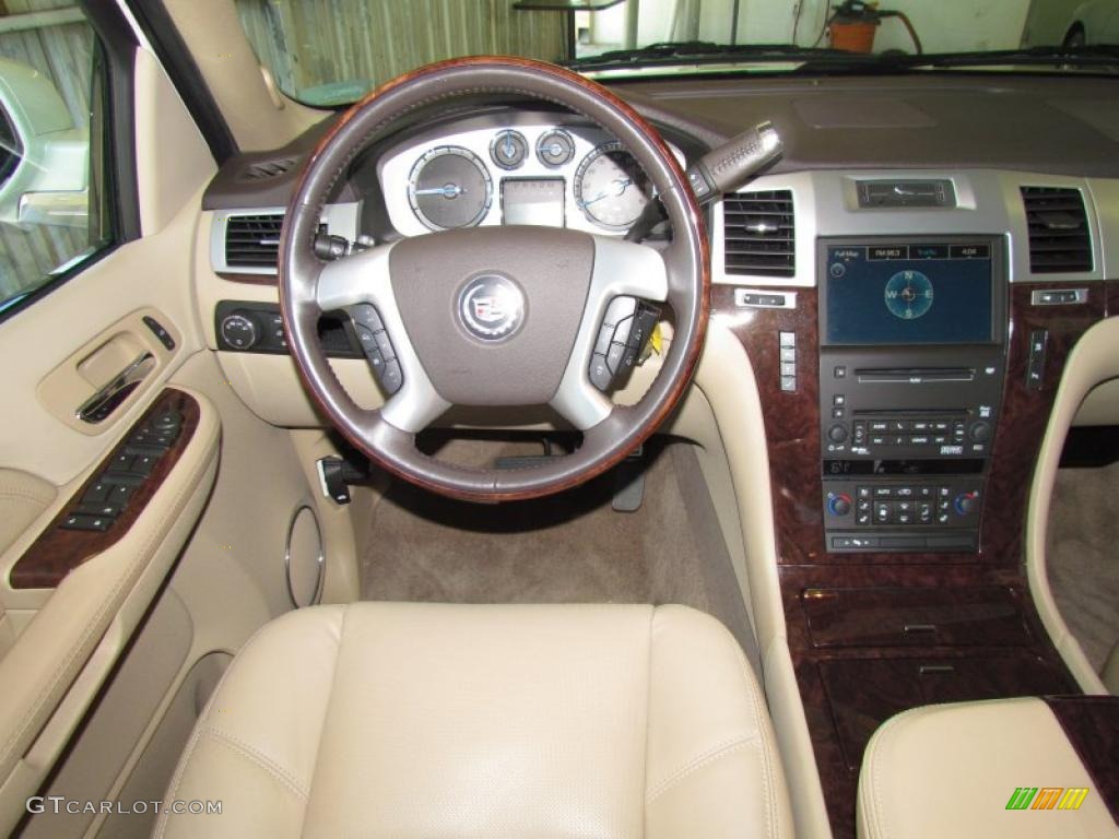 2009 Cadillac Escalade EXT AWD Cocoa/Cashmere Dashboard Photo #49328691