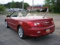 2008 Inferno Red Crystal Pearl Chrysler Sebring Limited Hardtop Convertible  photo #7