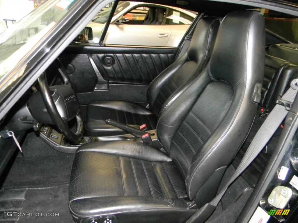 Black Interior 1991 Porsche 911 Carrera 2 Coupe Photo #49330755