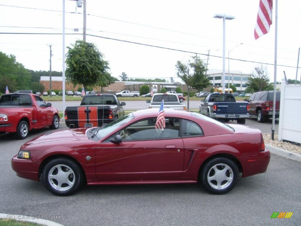 Redfire Metallic 2004 Ford Mustang V6 Coupe Exterior Photo #49330998