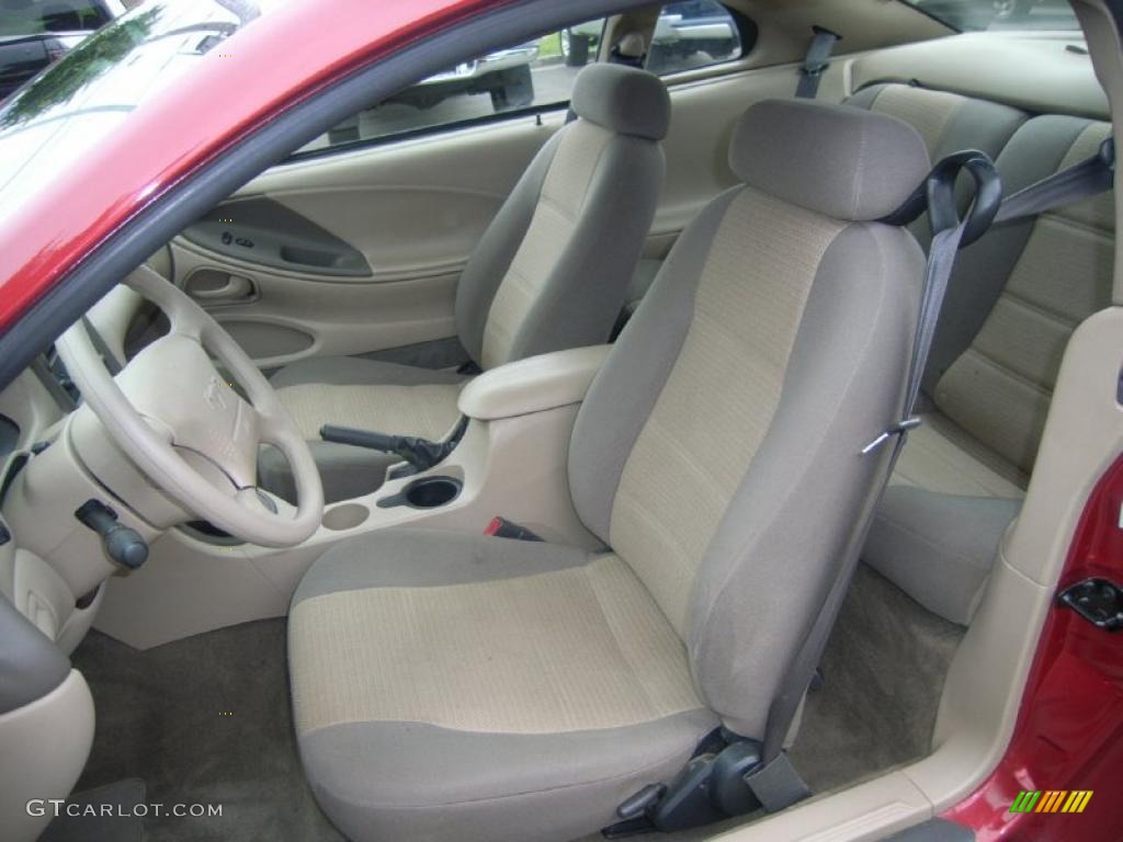 Medium Parchment Interior 2004 Ford Mustang V6 Coupe Photo #49331157