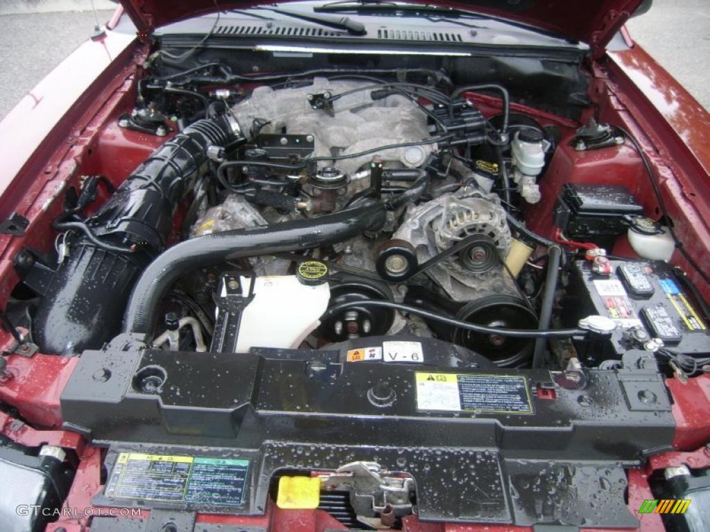2004 Ford Mustang V6 Coupe 3.8 Liter OHV 12-Valve V6 Engine Photo #49331259