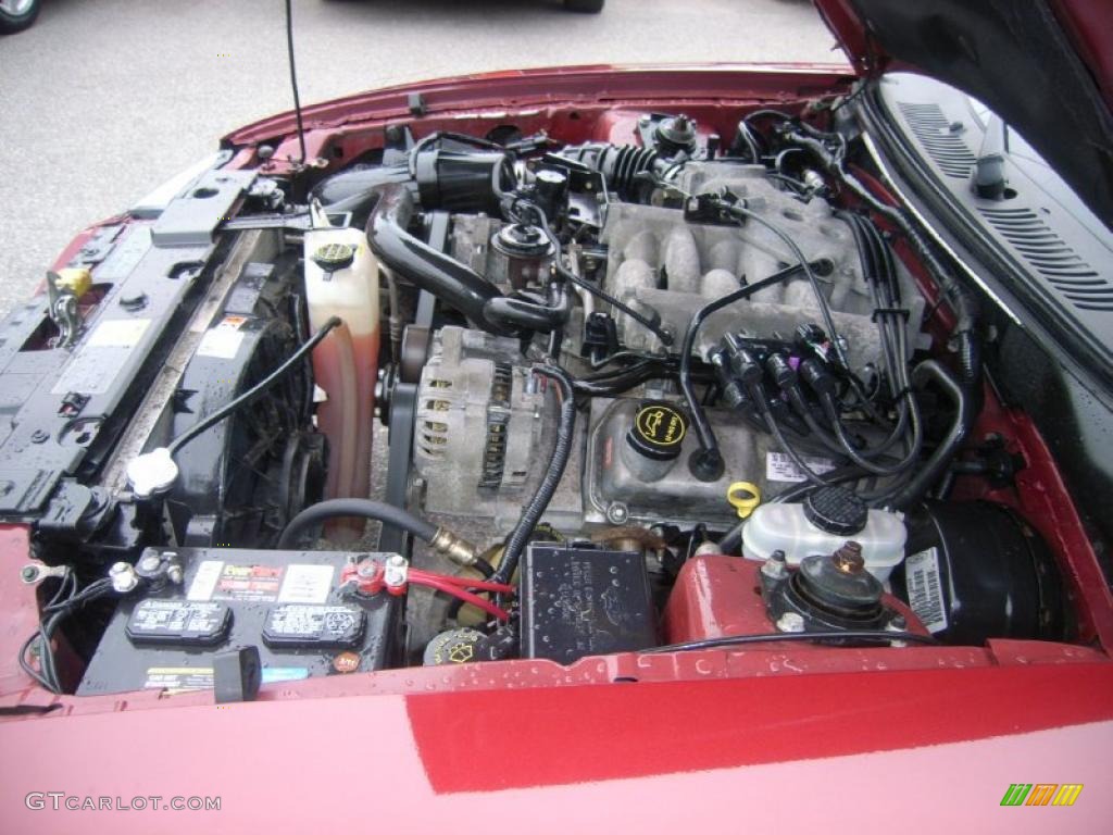 2004 Ford Mustang V6 Coupe 3.8 Liter OHV 12-Valve V6 Engine Photo #49331274