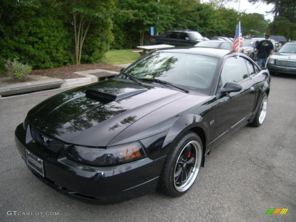 2001 Mustang Bullitt Coupe - Black / Dark Charcoal photo #1