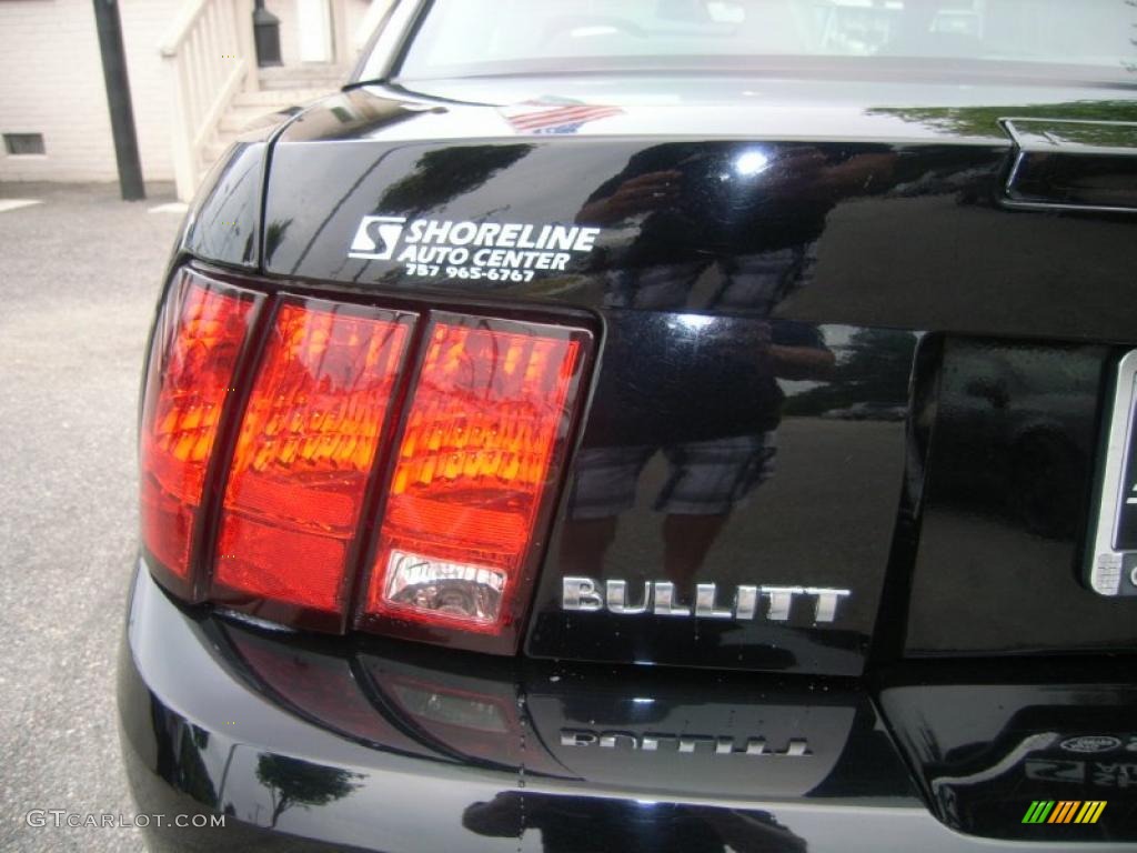 2001 Mustang Bullitt Coupe - Black / Dark Charcoal photo #17