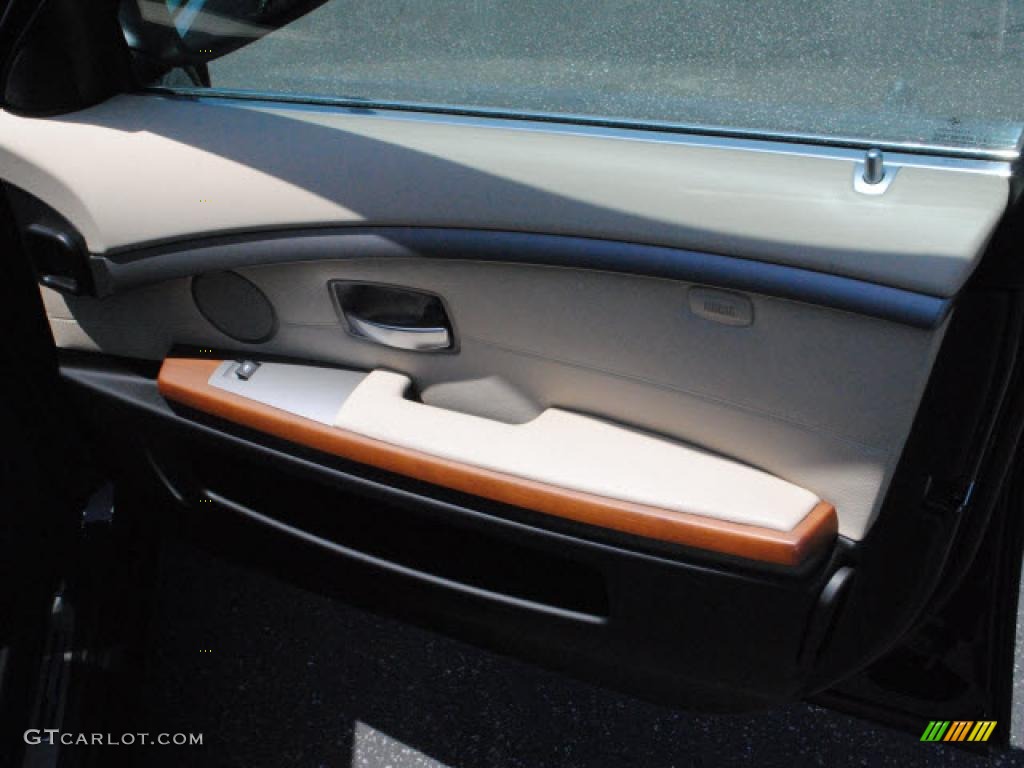 2006 7 Series 750i Sedan - Jet Black / Black/Cream Beige photo #5