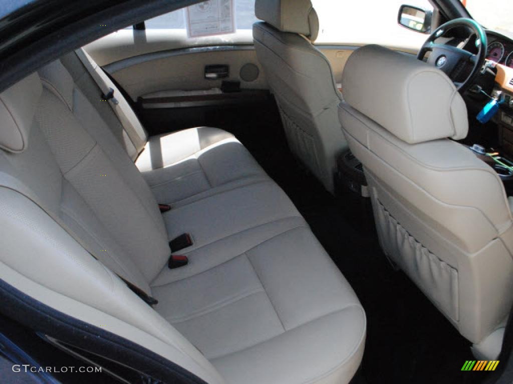 2006 7 Series 750i Sedan - Jet Black / Black/Cream Beige photo #6