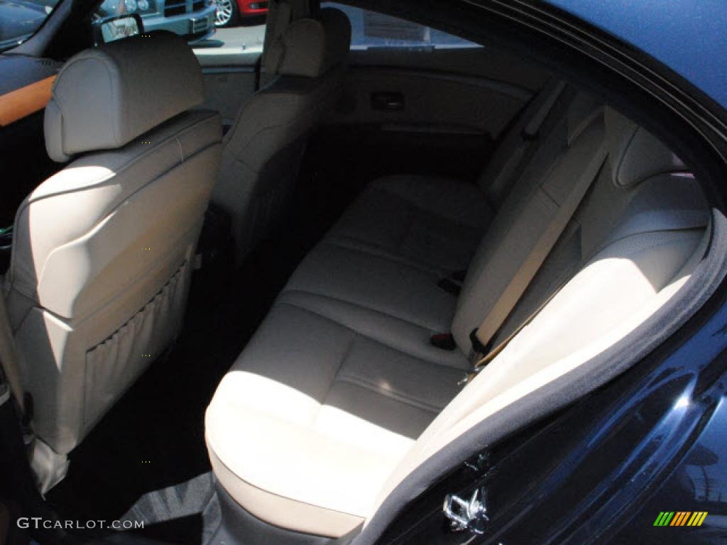 2006 7 Series 750i Sedan - Jet Black / Black/Cream Beige photo #12