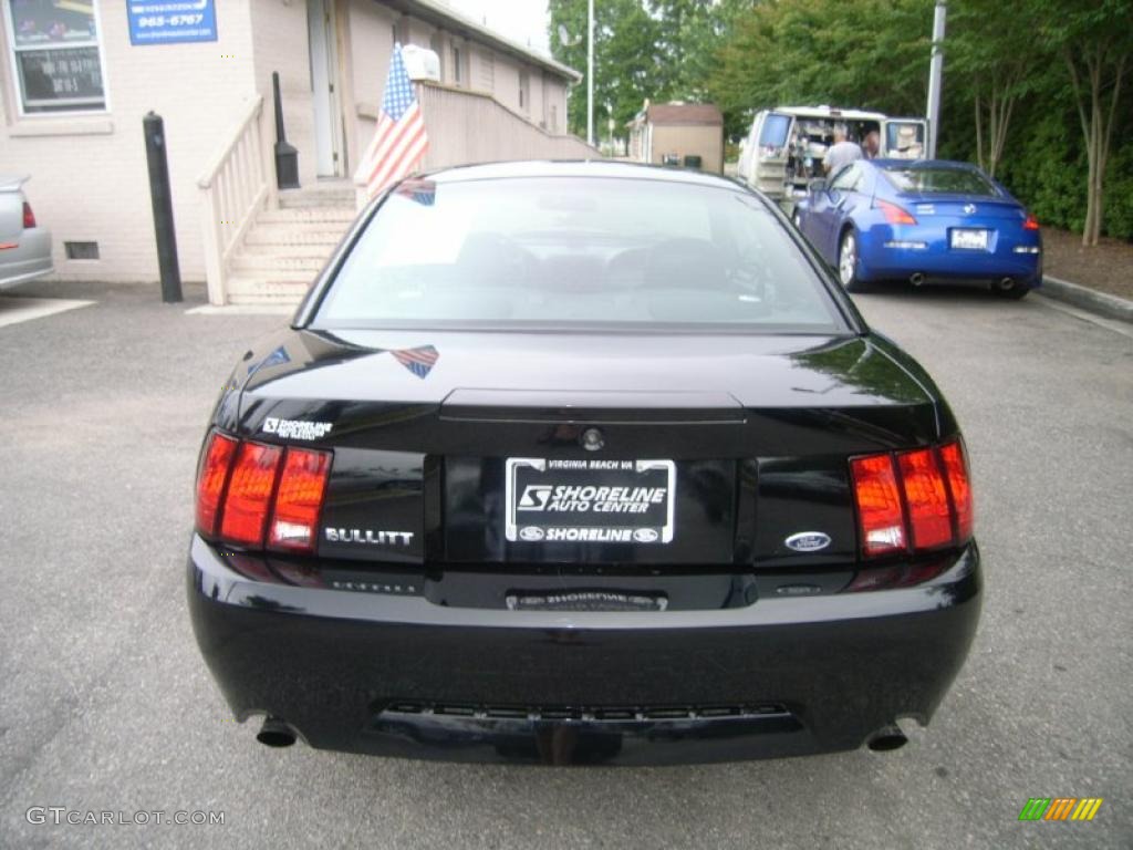 2001 Mustang Bullitt Coupe - Black / Dark Charcoal photo #24