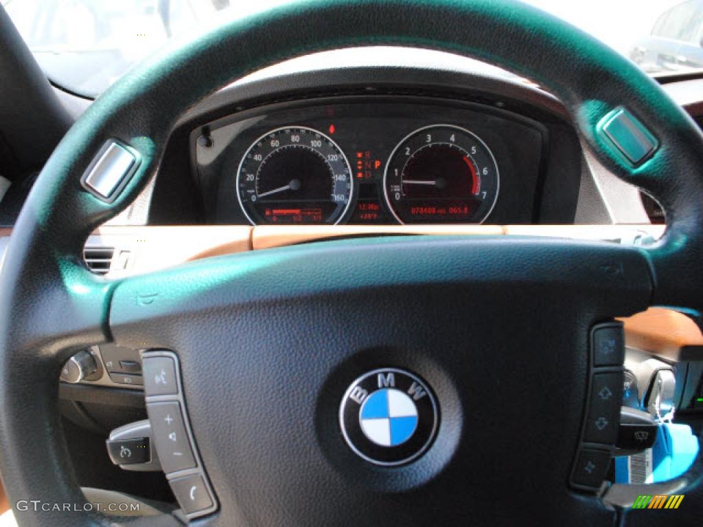 2006 7 Series 750i Sedan - Jet Black / Black/Cream Beige photo #19