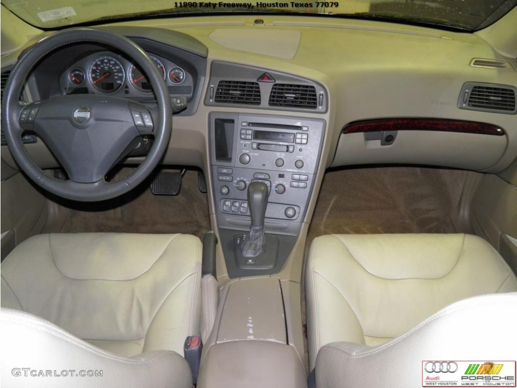 2003 S60 2.4T - Ruby Red Metallic / Beige/Light Sand photo #14