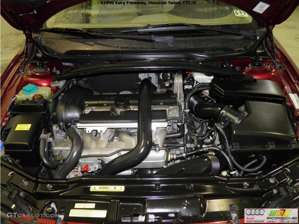 2003 S60 2.4T - Ruby Red Metallic / Beige/Light Sand photo #15