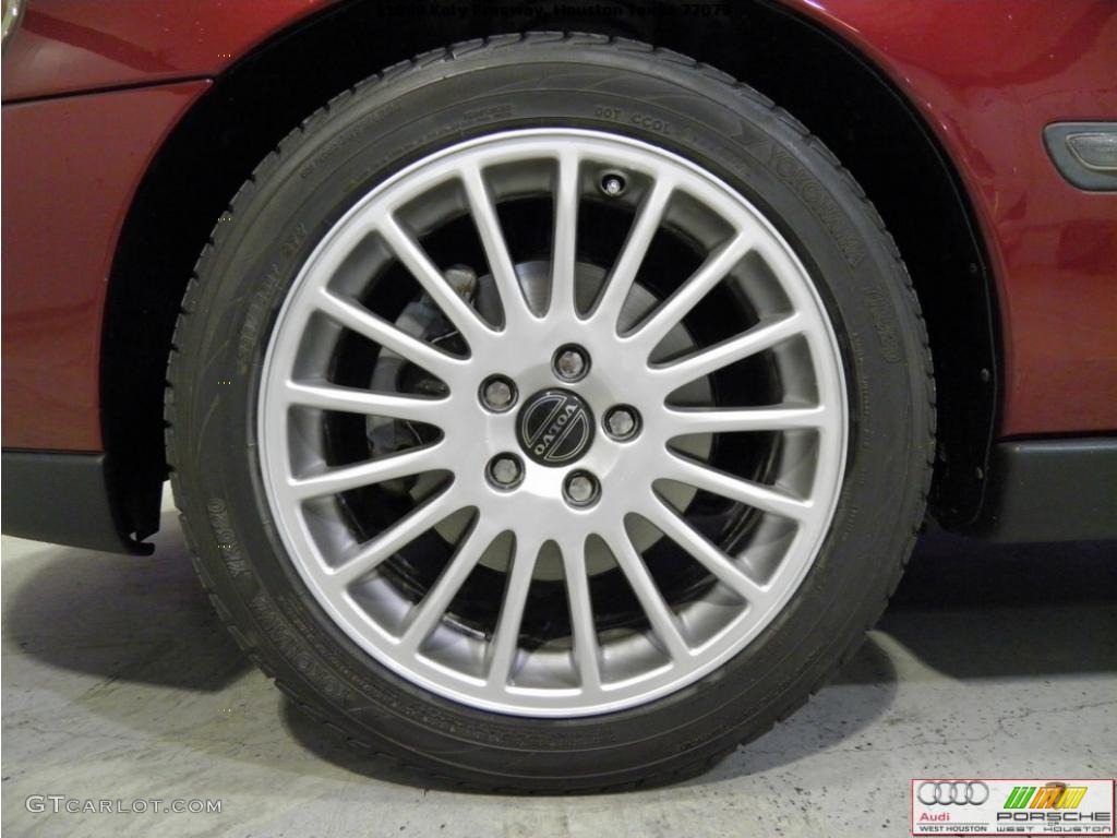2003 S60 2.4T - Ruby Red Metallic / Beige/Light Sand photo #22
