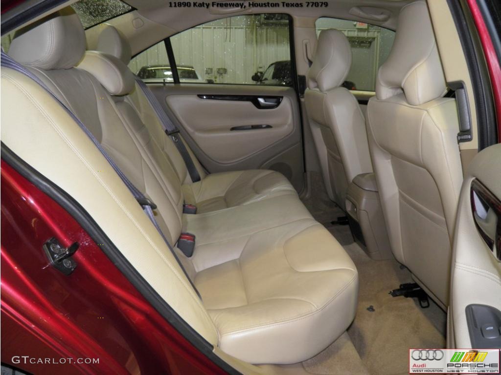 2003 S60 2.4T - Ruby Red Metallic / Beige/Light Sand photo #25