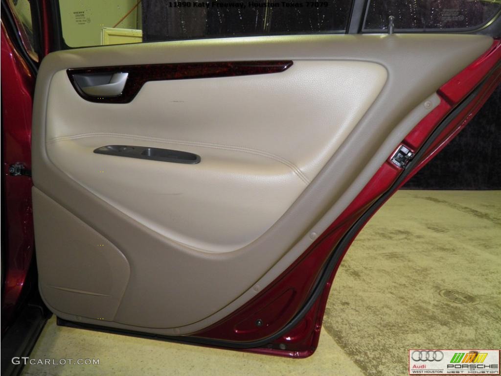 2003 S60 2.4T - Ruby Red Metallic / Beige/Light Sand photo #28