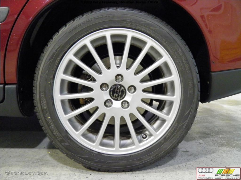 2003 S60 2.4T - Ruby Red Metallic / Beige/Light Sand photo #30