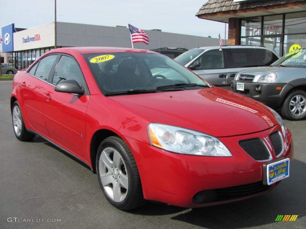 2007 G6 Sedan - Crimson Red / Ebony photo #1