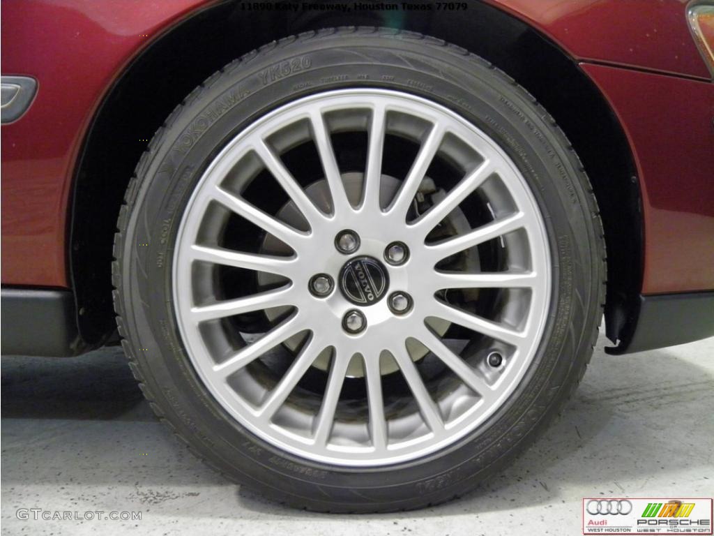 2003 S60 2.4T - Ruby Red Metallic / Beige/Light Sand photo #32