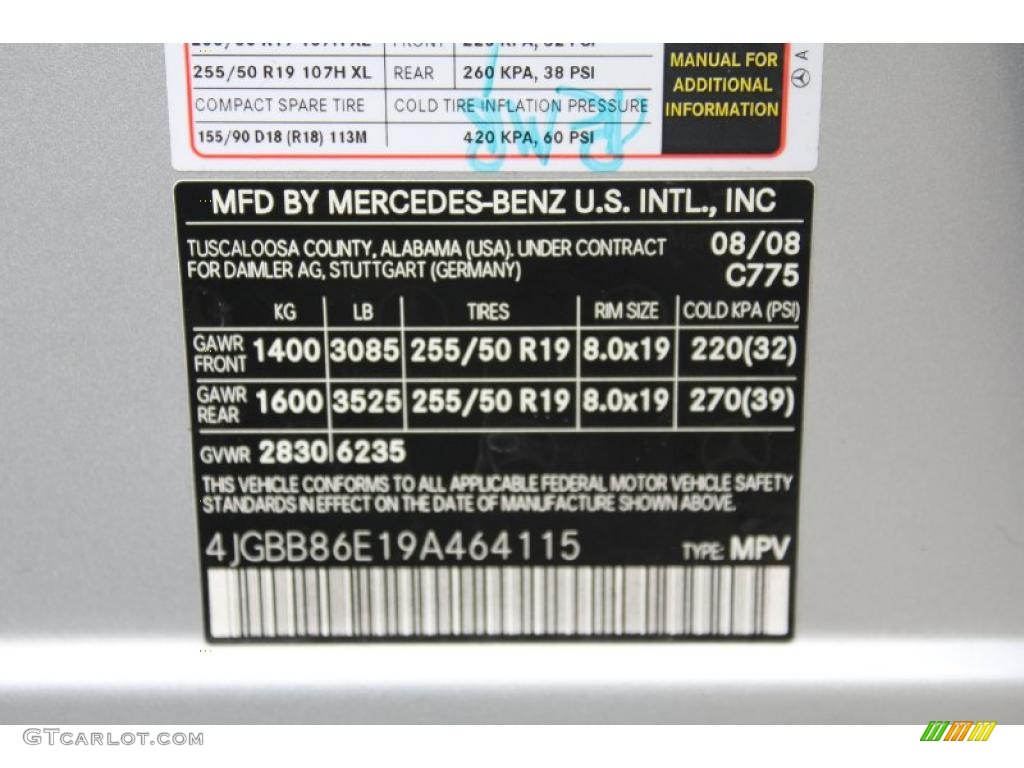 2009 ML 350 4Matic - Iridium Silver Metallic / Black photo #18