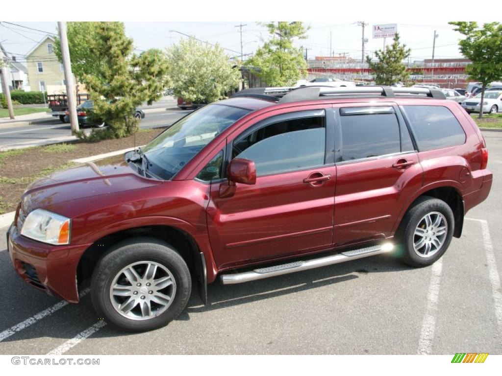 2005 Endeavor Limited AWD - Ultra Red Pearl / Charcoal photo #1