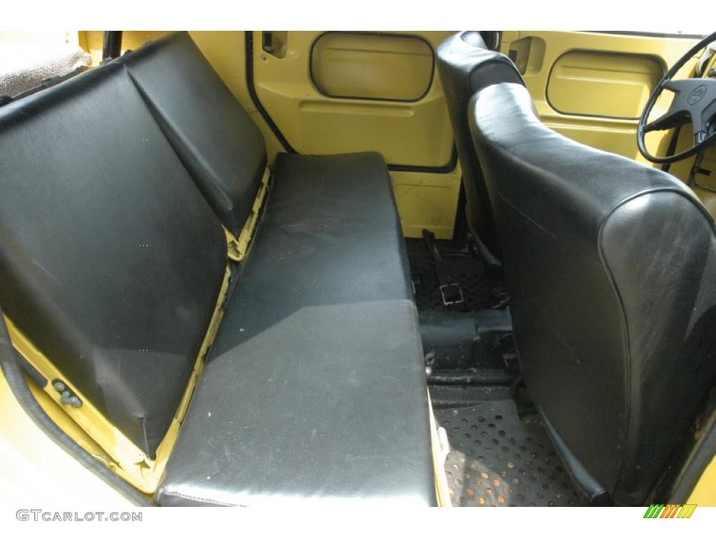 1973 Volkswagen Thing Type 181 Interior Color Photos