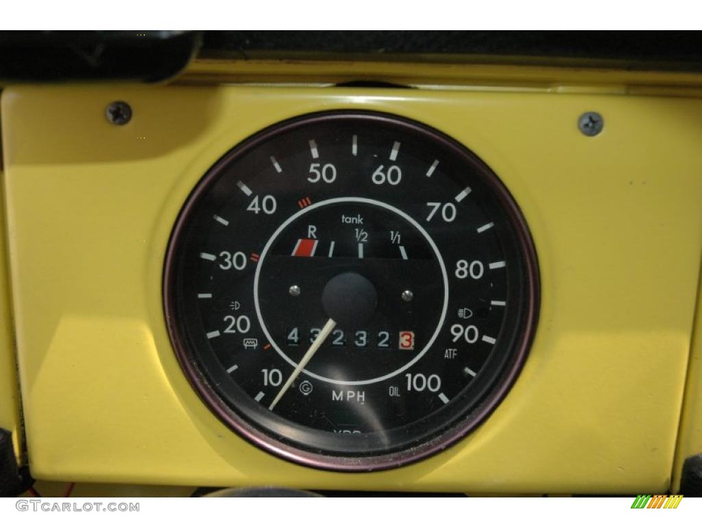 1973 Volkswagen Thing Type 181 Gauges Photo #49336020