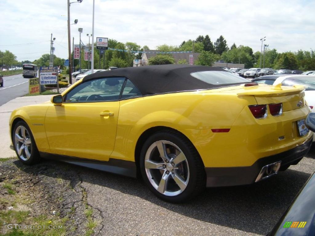 Rally Yellow 2011 Chevrolet Camaro SS/RS Convertible Exterior Photo #49336668