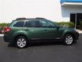 2010 Cypress Green Pearl Subaru Outback 2.5i Premium Wagon  photo #2