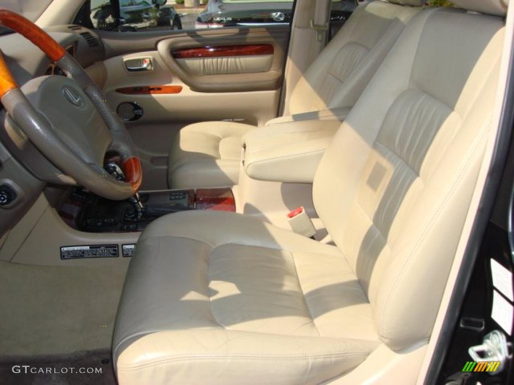Ivory Interior 2002 Lexus LX 470 Photo #49338156