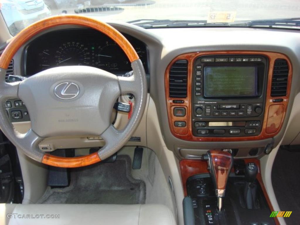 2002 Lexus LX 470 Ivory Dashboard Photo #49338252