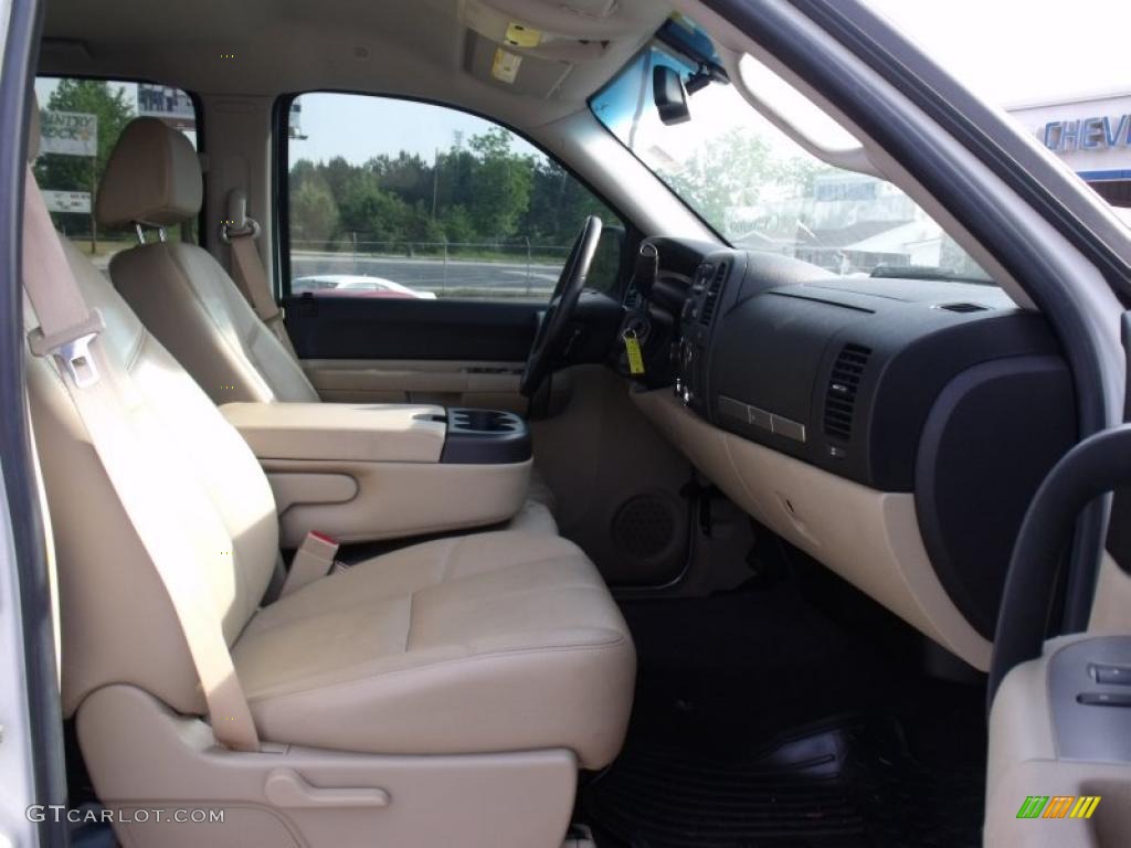 2008 Silverado 1500 LT Crew Cab 4x4 - Summit White / Light Cashmere/Ebony Accents photo #13