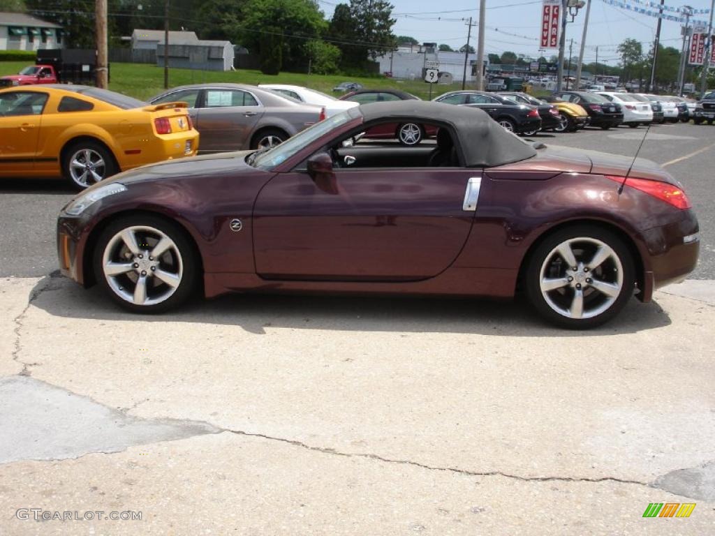 2006 350Z Grand Touring Roadster - Interlagos Fire Metallic / Charcoal Leather photo #9